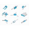 Ресурсный набор Bracket Robot Pack-Blue - «globural.ru» - Кузнецк