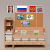 Уголок патриотического воспитания для дошкольников "Россия" Стандартный - «globural.ru» - Кузнецк