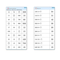 Комплект карточек (10) "Обучающий калейдоскоп. Умножение и деление в два шага" - «globural.ru» - Кузнецк