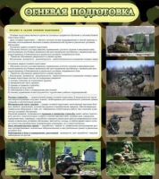Стенд "Огневая подготовка" (вариант 2) - «globural.ru» - Кузнецк