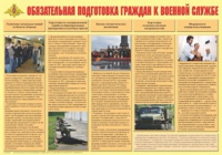 Плакат "Обязательная подготовка граждан к военной службе" - «globural.ru» - Кузнецк