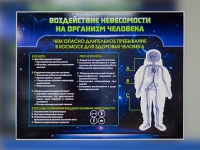 Стенд "Воздействие невесомости на организм человека" - «globural.ru» - Кузнецк