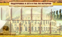 Стенд "Подготовка к ЕГЭ и ОГЭ по истории вариант 2 ( 9 кармашков)" - «globural.ru» - Кузнецк
