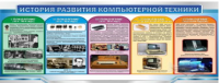 Стенд "История развития компьютерной техники" (вариант 2) - «globural.ru» - Кузнецк