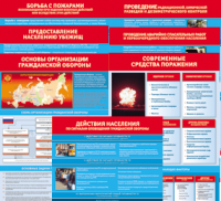 Комплект таблиц Основы гражданской обороны МЧС РФ (13 штук)	 - «globural.ru» - Кузнецк
