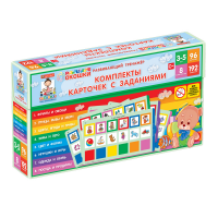 Развивающий тренажёр "Разноцветные окошки" 3-5 лет. Дополнительный набор карточек к базовому комплекту - «globural.ru» - Кузнецк