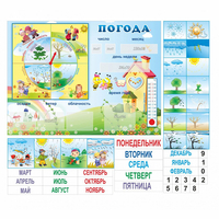 Стенд "Погода" с карманами для вставок - «globural.ru» - Кузнецк