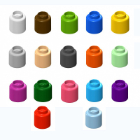  Элемент конструктора одиночный одноцветный Color Blocks 100 штук - «globural.ru» - Кузнецк