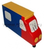Напольная мягкая игрушка "Грузовик" каталка - «globural.ru» - Кузнецк
