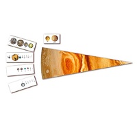 Модель-аппликация "Сравнительные размеры Солнца, планет и их спутников" - «globural.ru» - Кузнецк