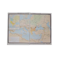 Учебная карта "Византийская империя и славяне в VI - ХI в.в. 1040*1420 мм" (матовое, 2-стороннее лам.) - «globural.ru» - Кузнецк