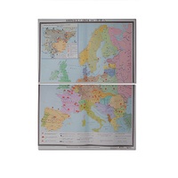 Учебная карта "Европа 1924-1939 гг" 1050*1420 мм (матовое, 2-стороннее лам.) - «globural.ru» - Кузнецк