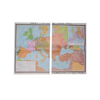 Учебная карта "Европа в 16 - первой половине 17 в.в." 1030*1420 мм (матовое, 2-стороннее лам.) - «globural.ru» - Кузнецк