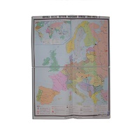 Учебная карта "Европа после 1-ой мировой войны" 1400*1060 мм (матовое, 2-стороннее лам.) - «globural.ru» - Кузнецк