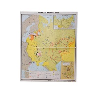 Учебная карта "Российская империя в 18 в." (матовое, 2-стороннее лам.) - «globural.ru» - Кузнецк