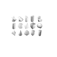 Комплект гипсовых моделей геометрических тел  - «globural.ru» - Кузнецк