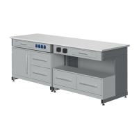 Стол лабораторный демонстрационный с электрическими розетками, автоматами аварийного отключения тока - «globural.ru» - Кузнецк