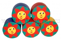 Пуфик «Солнышко» d=40*20см (ВИК) - «globural.ru» - Кузнецк