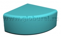 Угловой пуфик 60*60*32см (ВИК) - «globural.ru» - Кузнецк