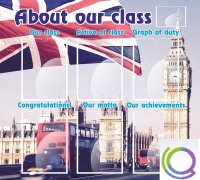 Стенд "About our class" - «globural.ru» - Кузнецк