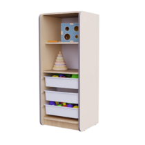 Открытый шкаф с ящиками из коллекции мебели «НЕГА» (цвет бежевый) - «globural.ru» - Кузнецк