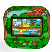 Профессиональный сенсорный настенный логопедический комплекс Мишка Logo 2 - «globural.ru» - Кузнецк