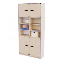 Рабочий стеллаж для воспитателя из коллекции «НЕГА» (цвет бежевый) - «globural.ru» - Кузнецк