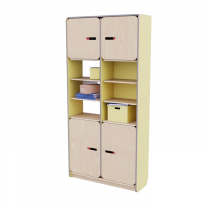 Рабочий стеллаж для воспитателя из коллекции «НЕГА» (цвет желтый) - «globural.ru» - Кузнецк