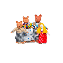 Набор шагающих кукол к сказке "Три медведя" - «globural.ru» - Кузнецк