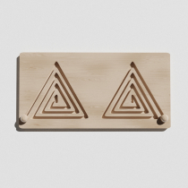 Такт-панель "Треугольный лабиринт №14" - «globural.ru» - Кузнецк