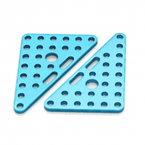 Треугольная пластина из анодированного алюминия Triangle Plate 6*8 (Pair) - «globural.ru» - Кузнецк