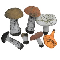 Набор муляжей грибов 7 штук - «globural.ru» - Кузнецк