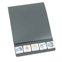 Коммуникативная книга с карточками PECS/ПЭКС (Большая, цвет серый) - «globural.ru» - Кузнецк