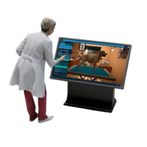 Виртуальный учебный комплекс «Процедурный тренажер ветеринарного врача». Комплектация интерактивный стол - «globural.ru» - Кузнецк