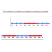 Нумирошка. Числовая прямая 0-100 по методике Нумикон - «globural.ru» - Кузнецк