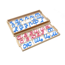 Большой подвижный деревянный алфавит - прописные наклонные буквы - «globural.ru» - Кузнецк