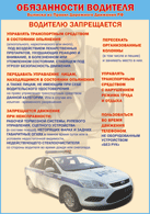 Плакат "Водителю запрещается " 1000*1400 винил - «globural.ru» - Кузнецк