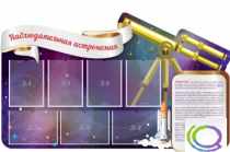 Стенд "Наблюдательная астрономия" - «globural.ru» - Кузнецк