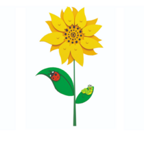 Сенсомоторное декоративно-развивающее панно "Подсолнух" - «globural.ru» - Кузнецк