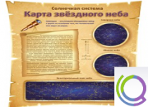 Стенд "Карта звездного неба" - «globural.ru» - Кузнецк