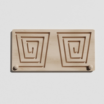 Такт-панель "Лабиринт-трапеция №5" - «globural.ru» - Кузнецк