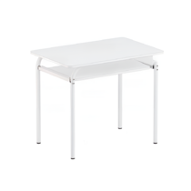 Стол компьютерный на металлокаркассе (белый) - «globural.ru» - Кузнецк