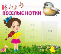 Стенд "Веселые нотки" - «globural.ru» - Кузнецк