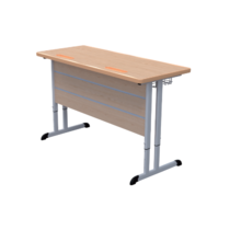 Стол ученический двухместный на плоскоовальной трубе 3-7 гр.р. - «globural.ru» - Кузнецк