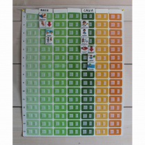 Панель для визуального расписания с цветными ячейками - «globural.ru» - Кузнецк