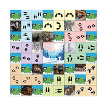 Коврик для логобота Пчелка "Следы животных" - «globural.ru» - Кузнецк