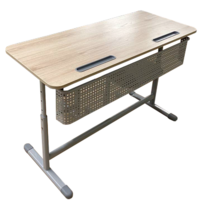 Стол ученический двухместный "Киташка -2" с регулировкой наклона столешницы - «globural.ru» - Кузнецк