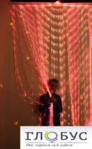 Мерцающий занавес в комплекте с источником света (ширина: 160 см количество нитей: 160 штук) - «globural.ru» - Кузнецк