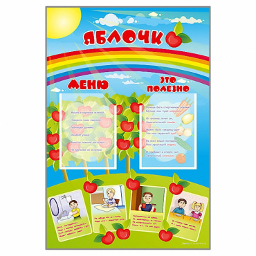 Стенд-меню "Яблочко" - «globural.ru» - Кузнецк