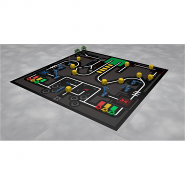 Соревновательное поле с элементами MakeX Stater Arenas Kit - «globural.ru» - Кузнецк